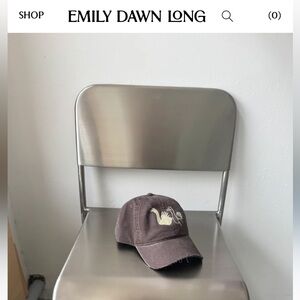Emily Dawn Long Swan Shadow puppet hat- in Washed Brown